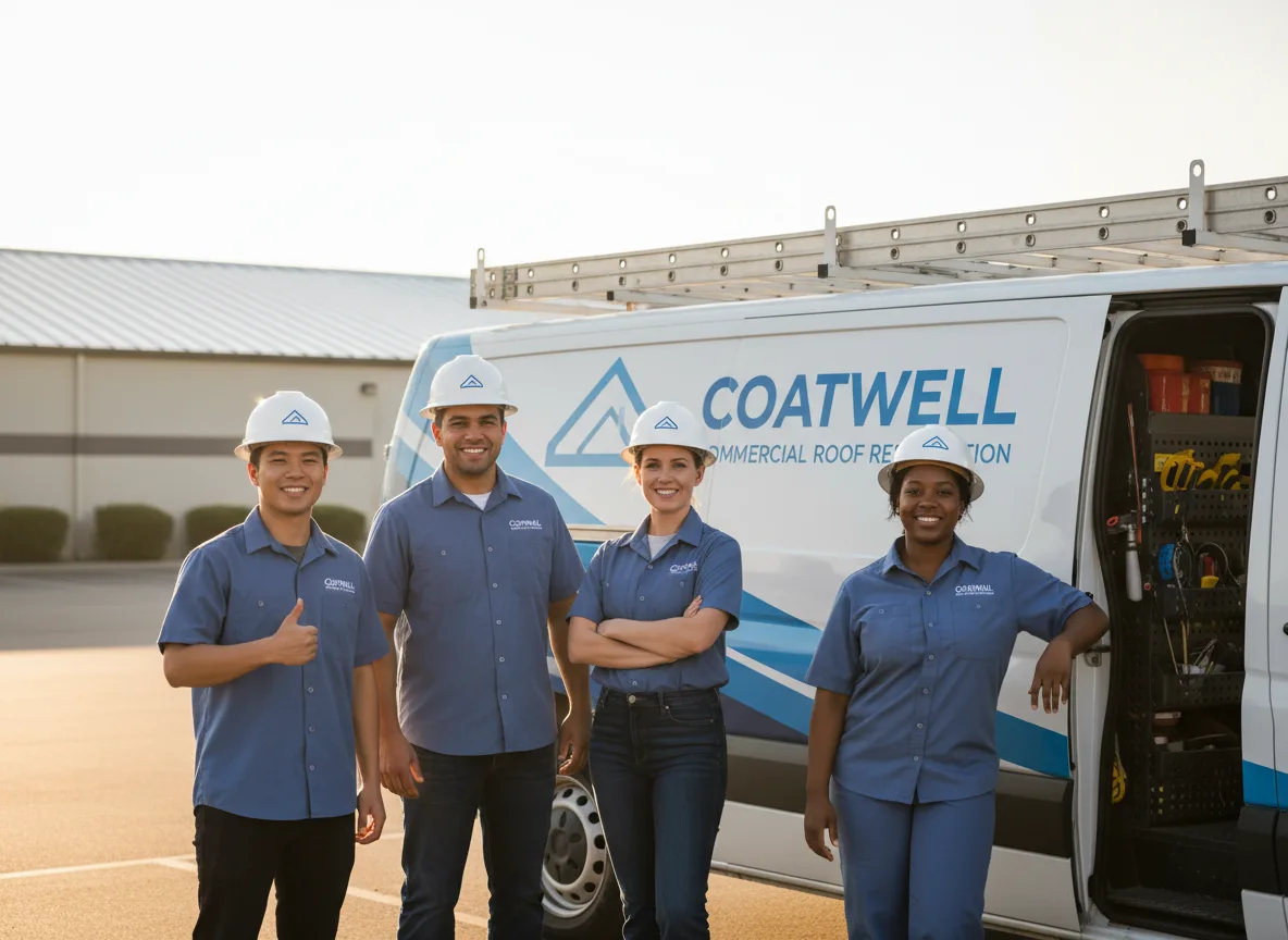 Commercial roof coating company in Sperry, OK